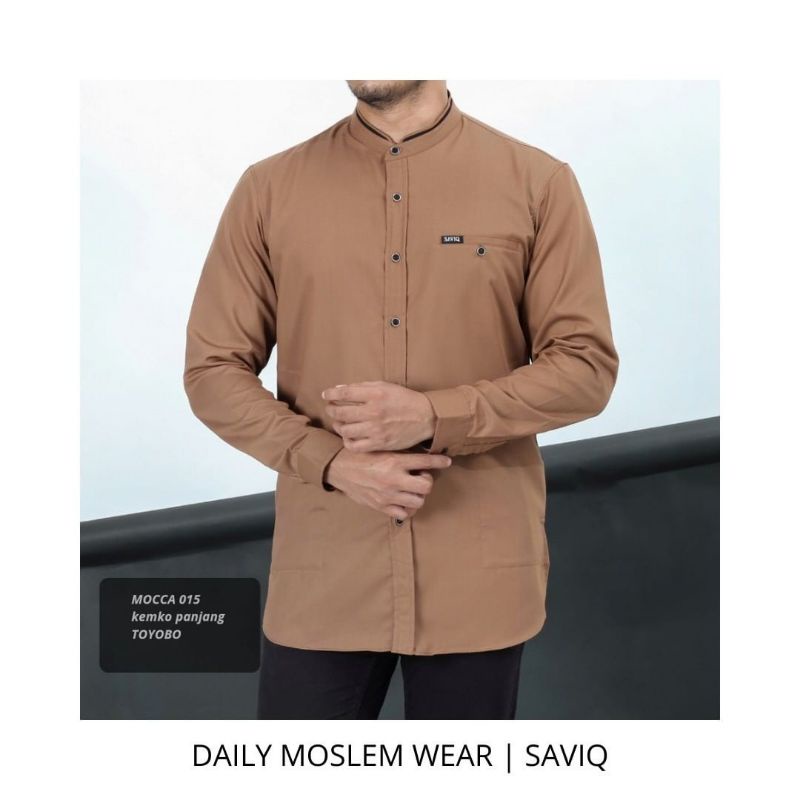 KEMEJA KOKO SAVIQ KURTA LENGAN PANJANG