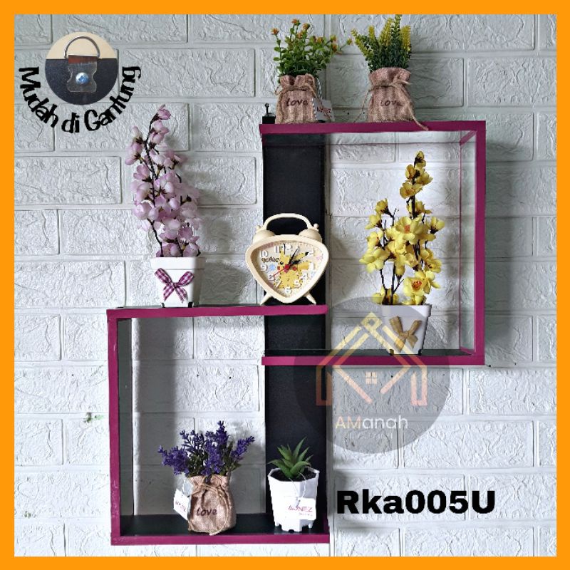 [COD] RAK DINDING KAYU MINIMALIS KODE RKA005 - RAK PAJANG KAYU SERBAGUNA RAK TEMBOK GANTUNG HIAS 005
