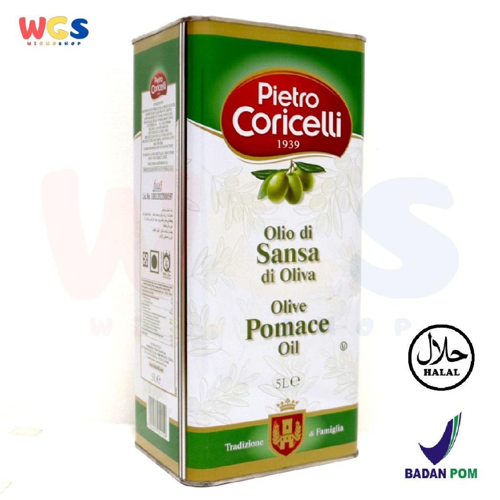 Pietro Coricelli Pomace Olive Oil 5 ltr - Olio di Sansa di Oliva Italy