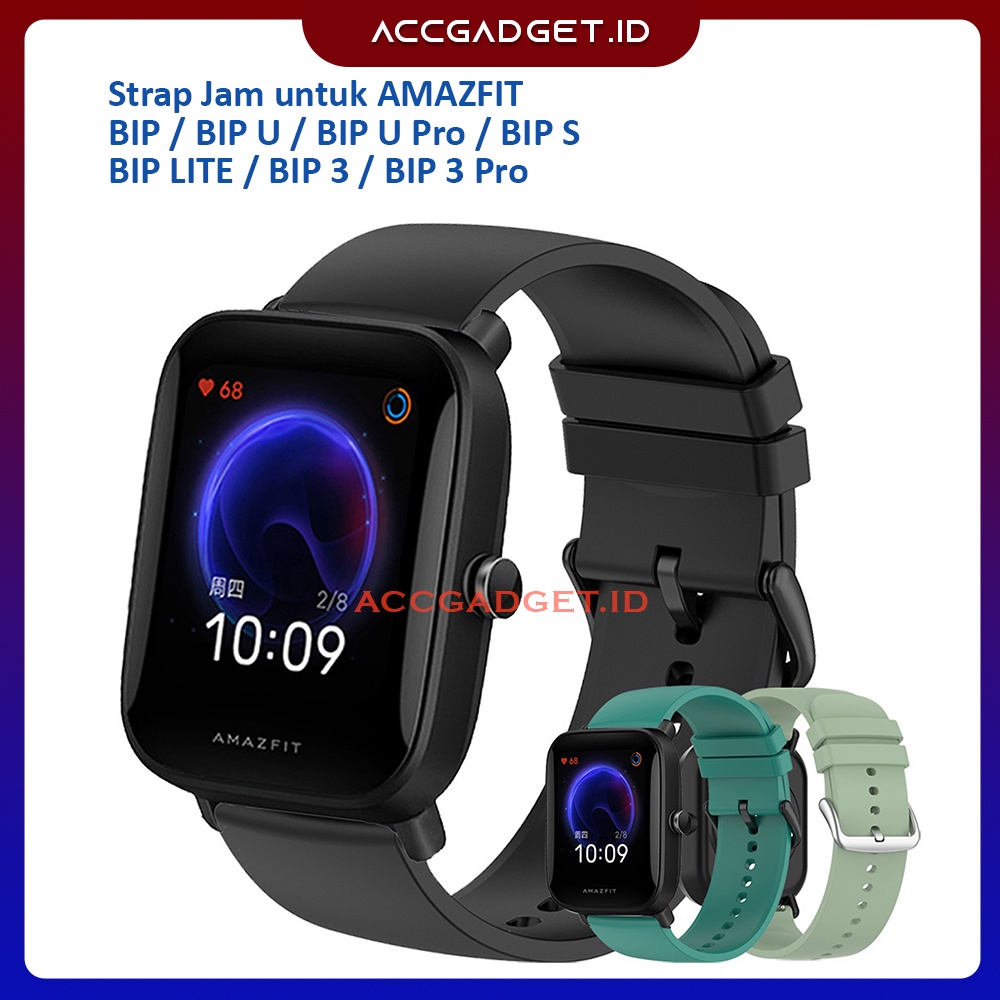 Tali Strap Jam Amazfit GTR 42mm Amazfit BIP / Bip U / U Pro / Lite / S / S Lite - UNV1 Silicon Rubber Strap