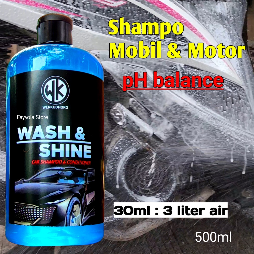 Shampo Mobil Motor ph Balance / Sabun Cuci Kendaraan / Pembersih Exterior Mobil