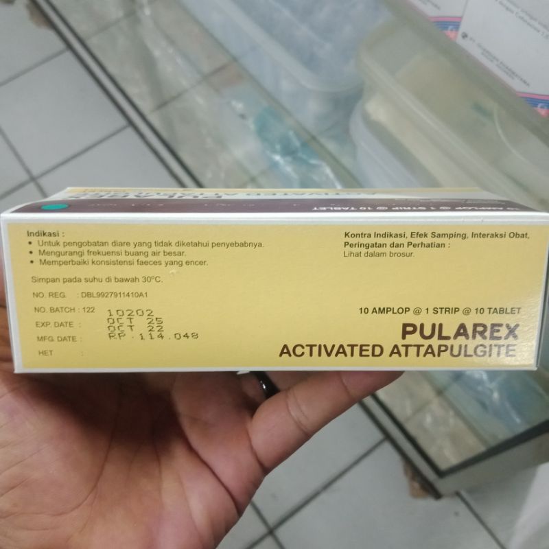 PULAREX Activated Attapulgite 100tablet