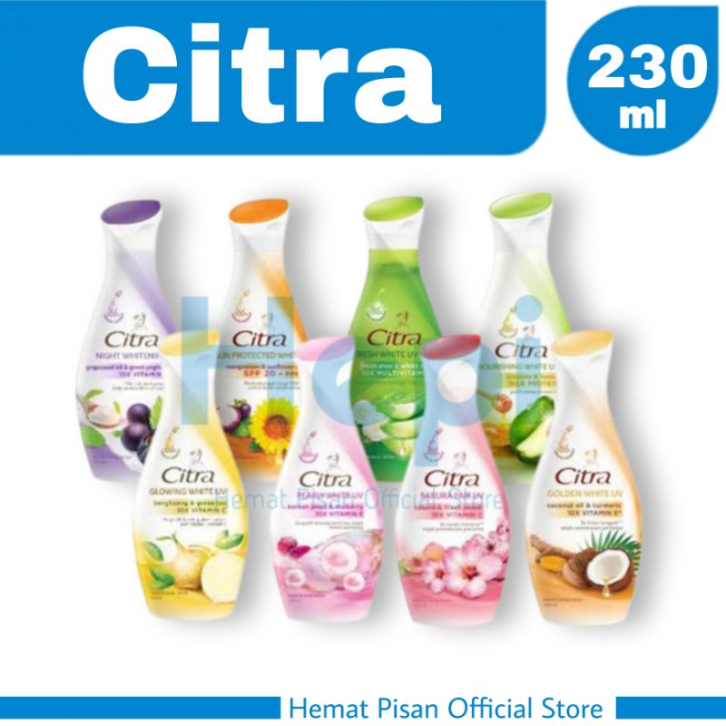 Citra pearly glow UV hand body lotion 230ml