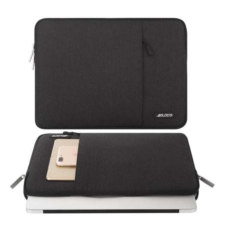 Tas Laptop mosiso Sarung Softcase Macbook Sleeve 13 14 inch - ungu