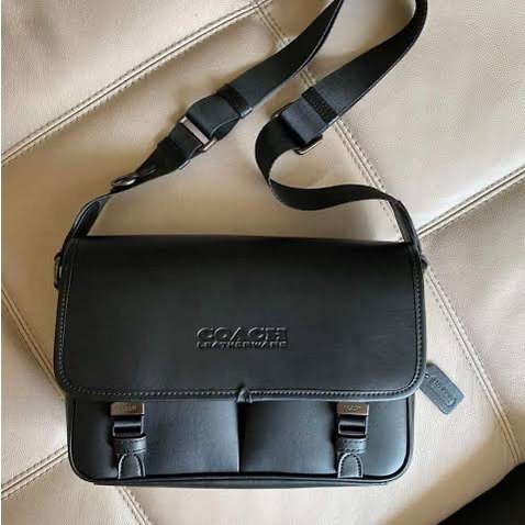 Coach League Leather Messanger Bag For Men