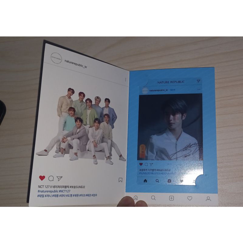 PC Jaehyun NCT Transparan Nature Republic Official