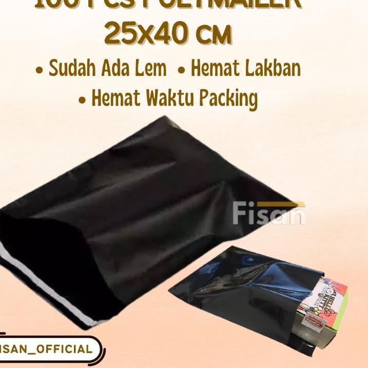 

ッ 100 Pcs Polymailer 25x40 ㅞ