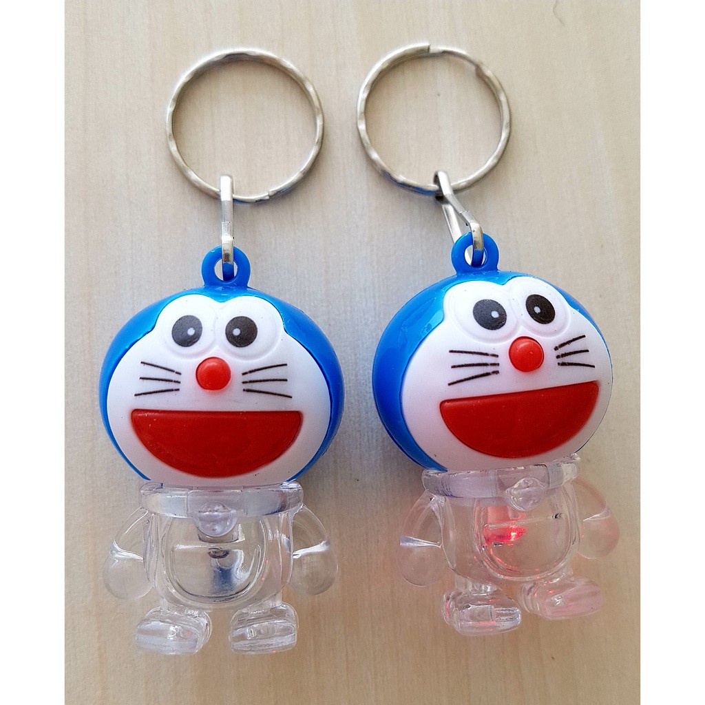 TOKO21GROSIR--❤ COD ❤ GANTUNGAN KUNCI DORAEMON KELAP KELIP
