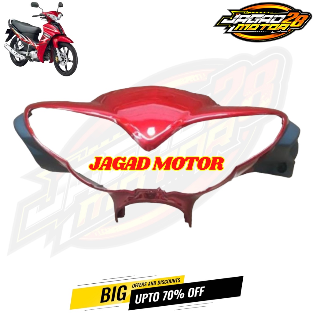 Batok Depan Yamaha Jupiter Z New Burhan Merah / Kepala Depan Yamaha Jupiter Z New Burhan Merah / Pala Depan Yamaha Jupiter Z New Burhan Merah / Batok Kepala Totok Depan Yamaha Jupiter Z New Merah