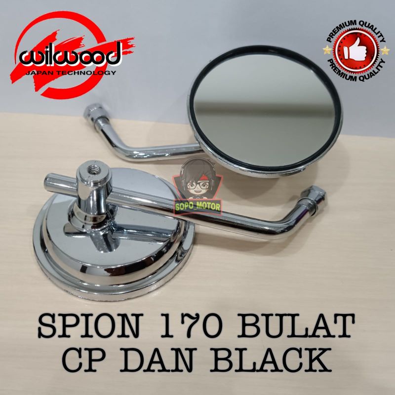Spion motor bulat type 170 honda/spion bulat variasi merk wilwood