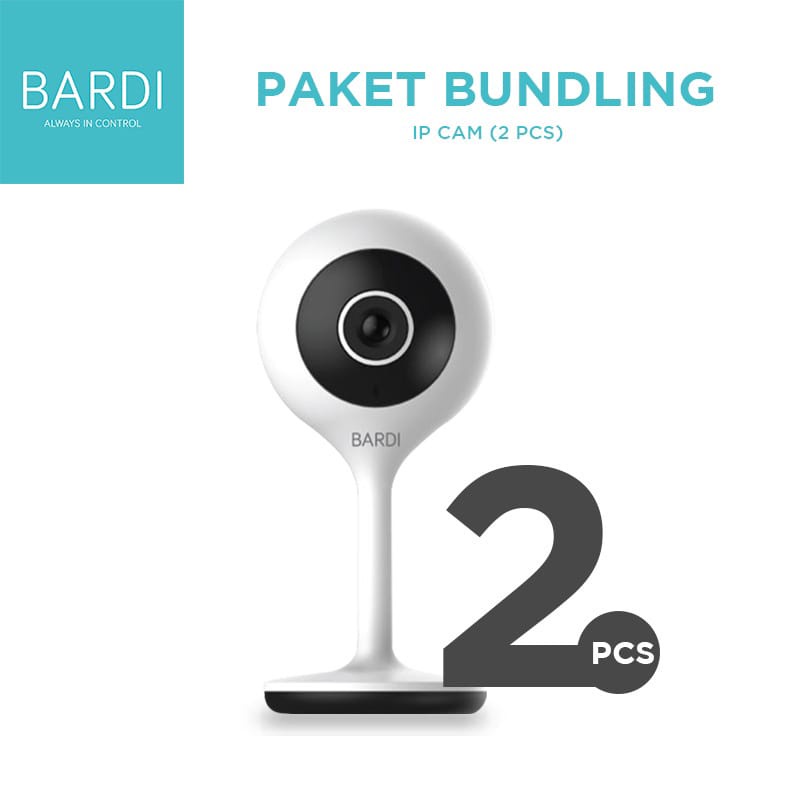 [2 PCS] BARDI Smart Indoor STC IP Camera CCTV Wi-Fi IoT Home Automation - bisa Pantau jarak jauh