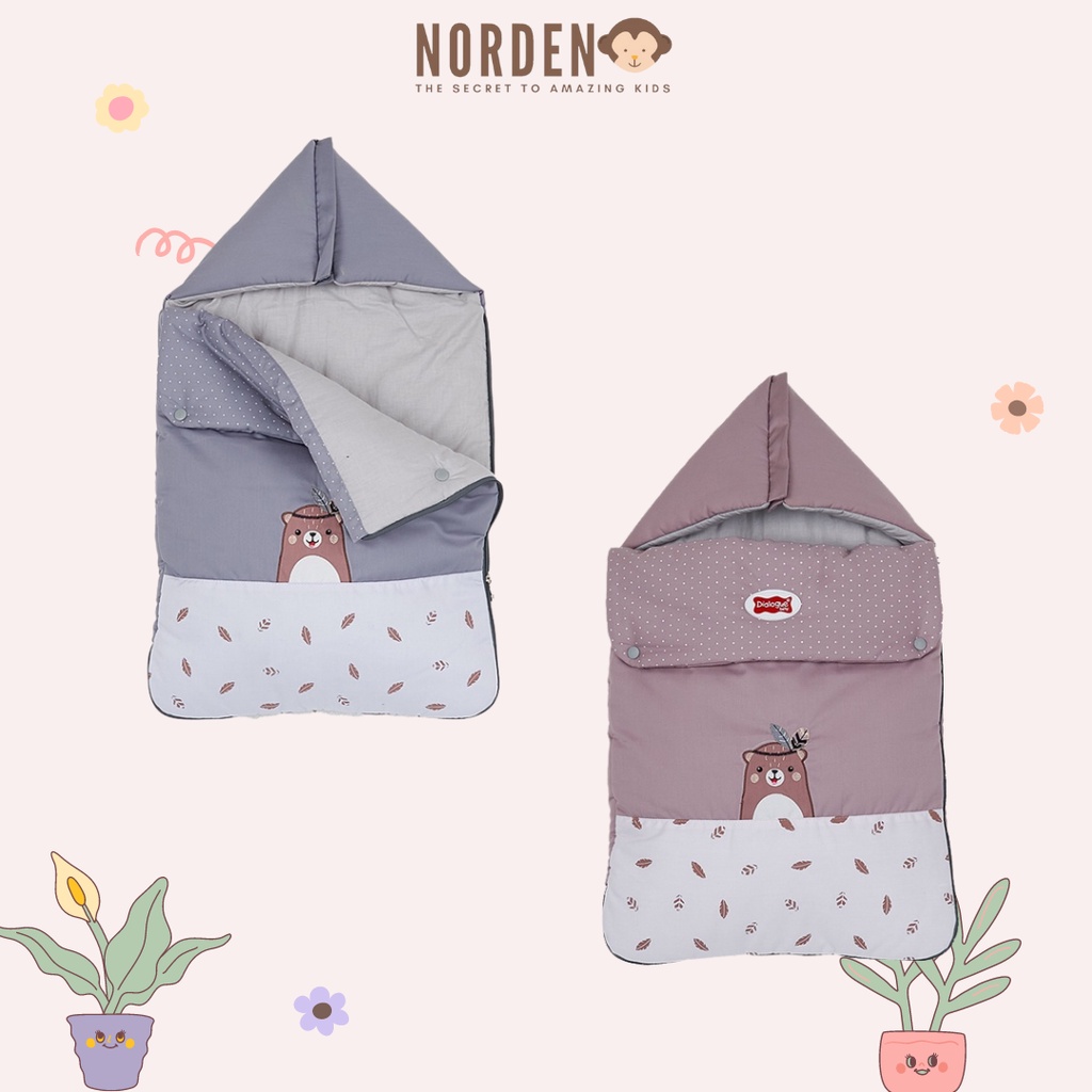 [ND] Dialogue Baby Sleeping Bag Bearie Series DGS 3308 / Selimut Bayi