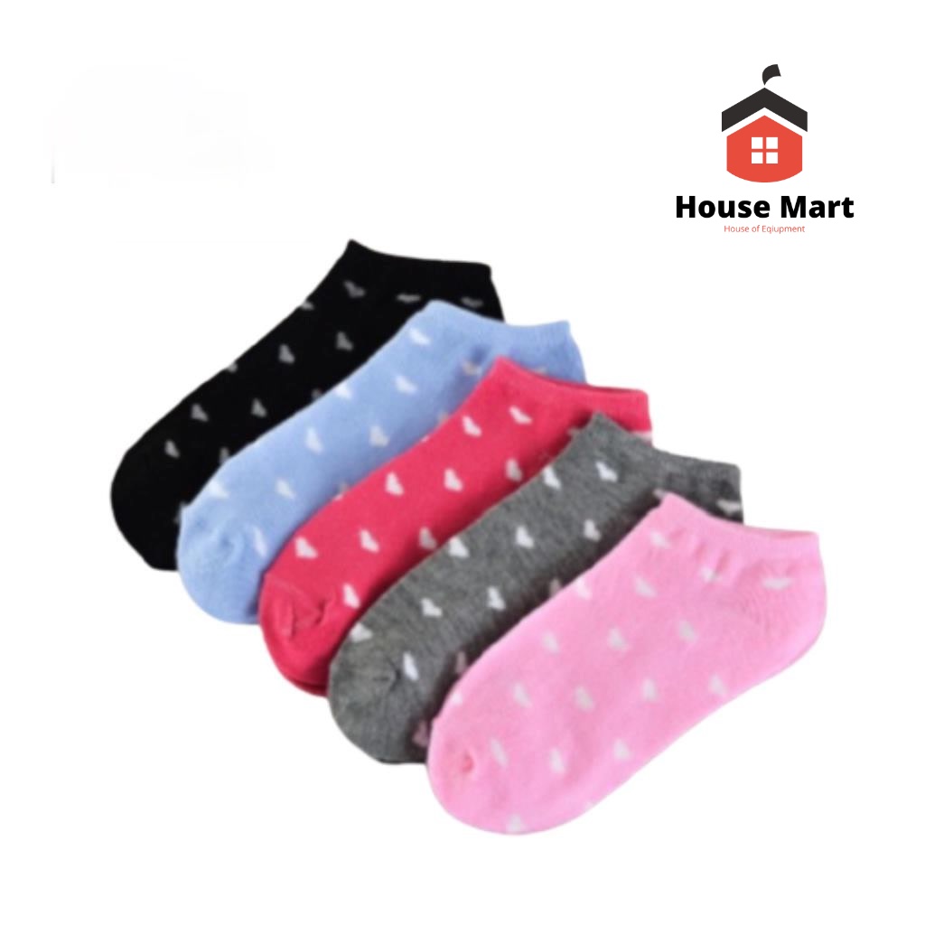 Kaos Kaki Pendek Kaos Kaki Garis dan Polkadot Kaos Kaki Motif Lucu