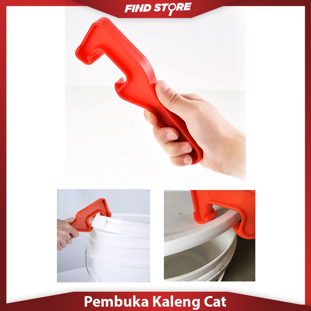 Alat Pembuka Tutup Kaleng Cat Bantu Buka Ember Cat Plastik