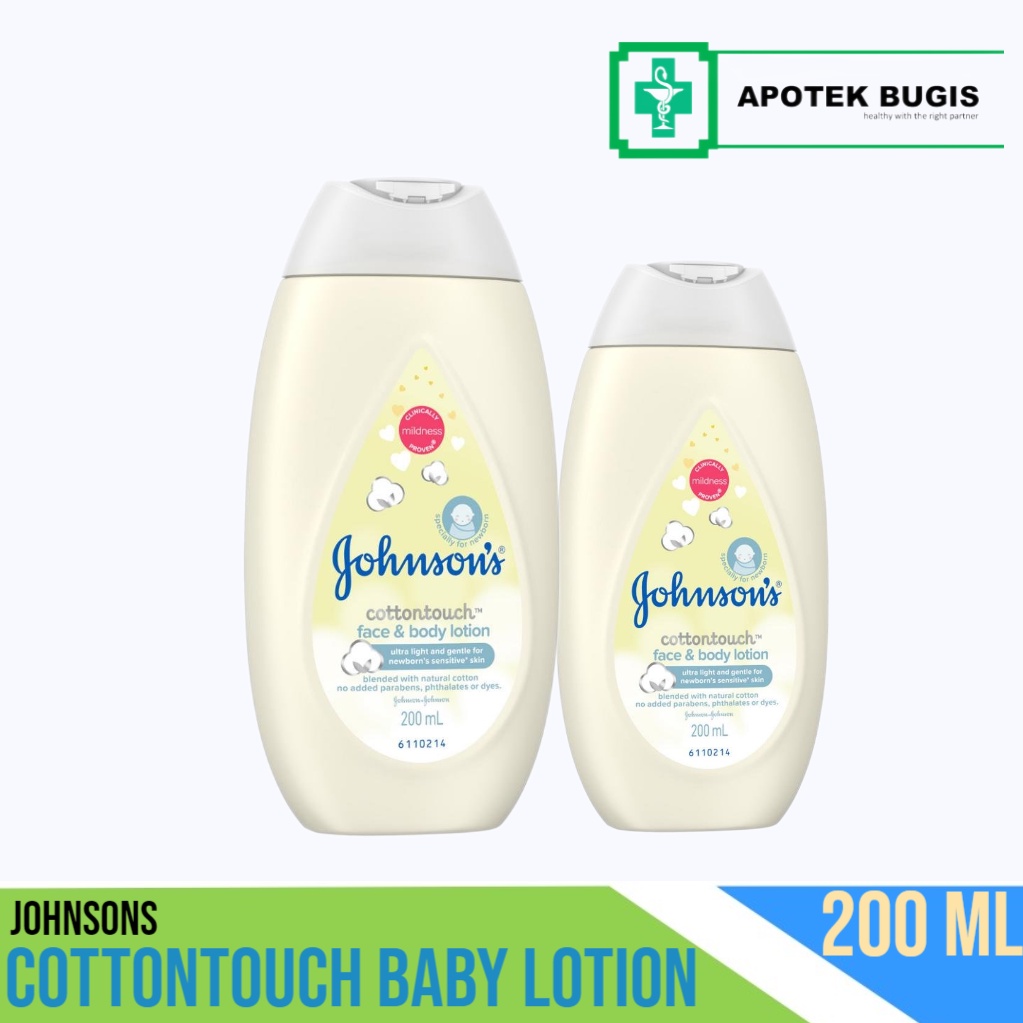 JOHNSON'S CottonTouch Baby Lotion - Losion Bayi 200ml Pelembab dan melindungi kulit bayi