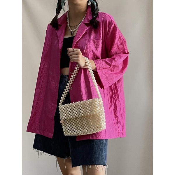 luna bag/ beaded bags/ tas manik manik/ tas mutiara /pearl bag/ shoulder bag tas wanita