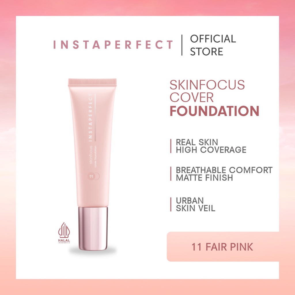 WARDAH INSTAPERFECT  QUICKMATTE LOOSE POWDER - SKINFOCUS  COVER FOUNDATION - HI GLOW FLUID HIGHLIGHTER - INSTAPERFECT WARDAH BPOM