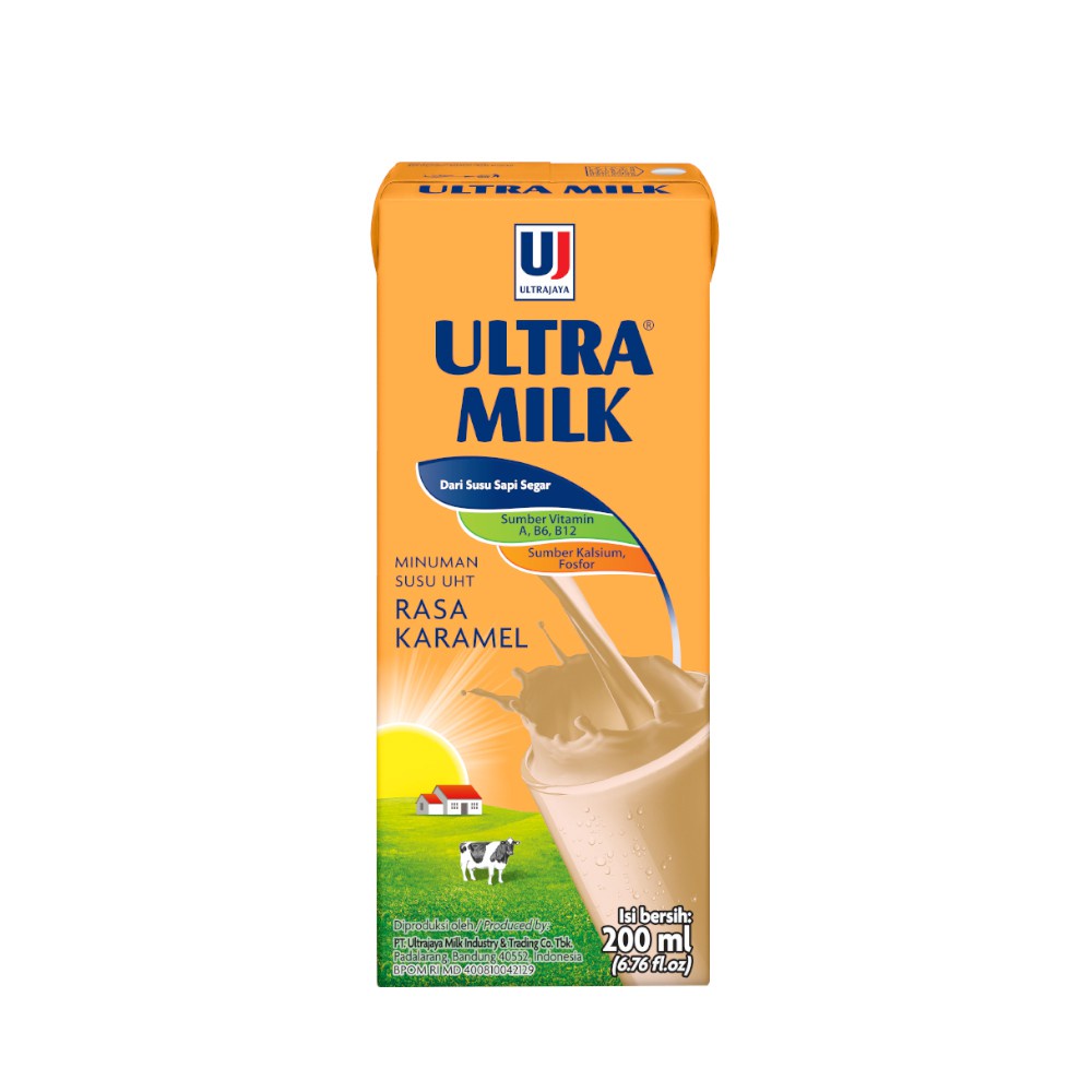 

Susu UHT Ultra Milk Caramel Susu Rasa Karamel 200ml // Ultra Milk Taro 200ml