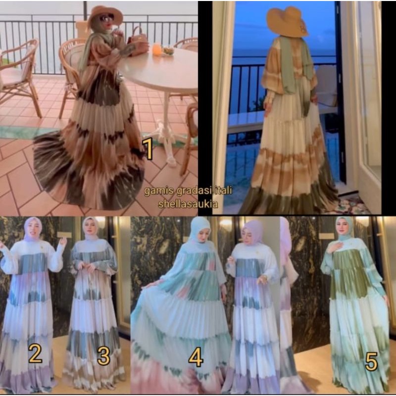 Dress Rempel Susun Shellasaukia