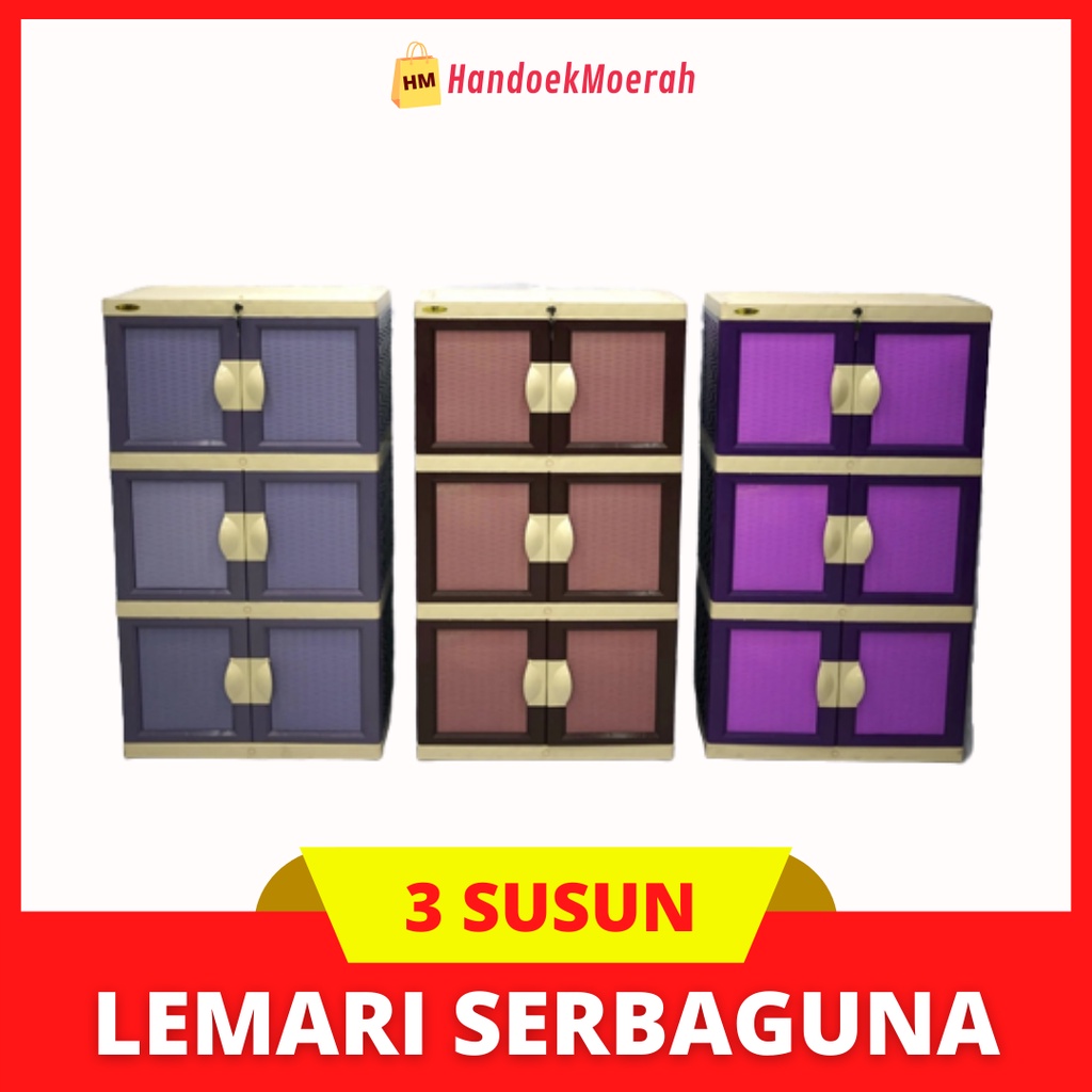 GMCC Lemari Serbaguna Mars Premium 3 Susun