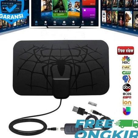 Antena TV Digital Lengkap Dengan Booster (Sinyal Kuat)