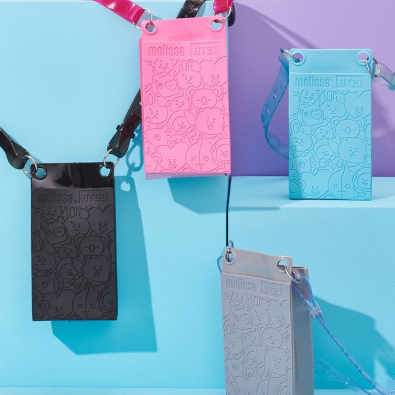 Melissa + BT21 BT 21  Call Me Bag Keyring ORIGINAL BTS ARMY tas jelly sling selempang wanita