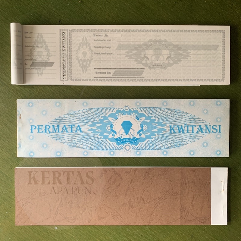 

Buku Kwitansi Besar Permata model Jadul Lama 100 lembar
