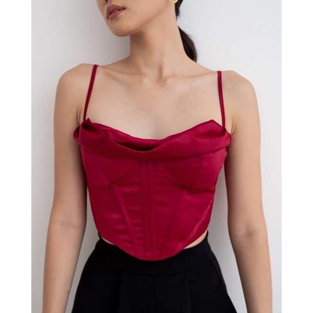 Jual Cassia Woman Paola Corset Top Shopee Indonesia