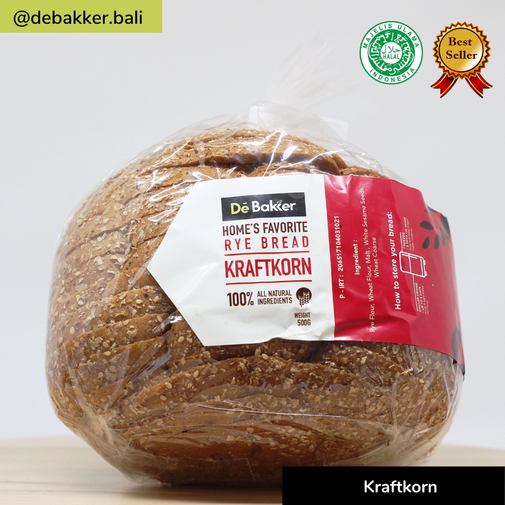 

Debakker Kraftkorn - Healthy Food - Diet Snack – Low Gi - Egg Free - Sugar Free - Bread Roti