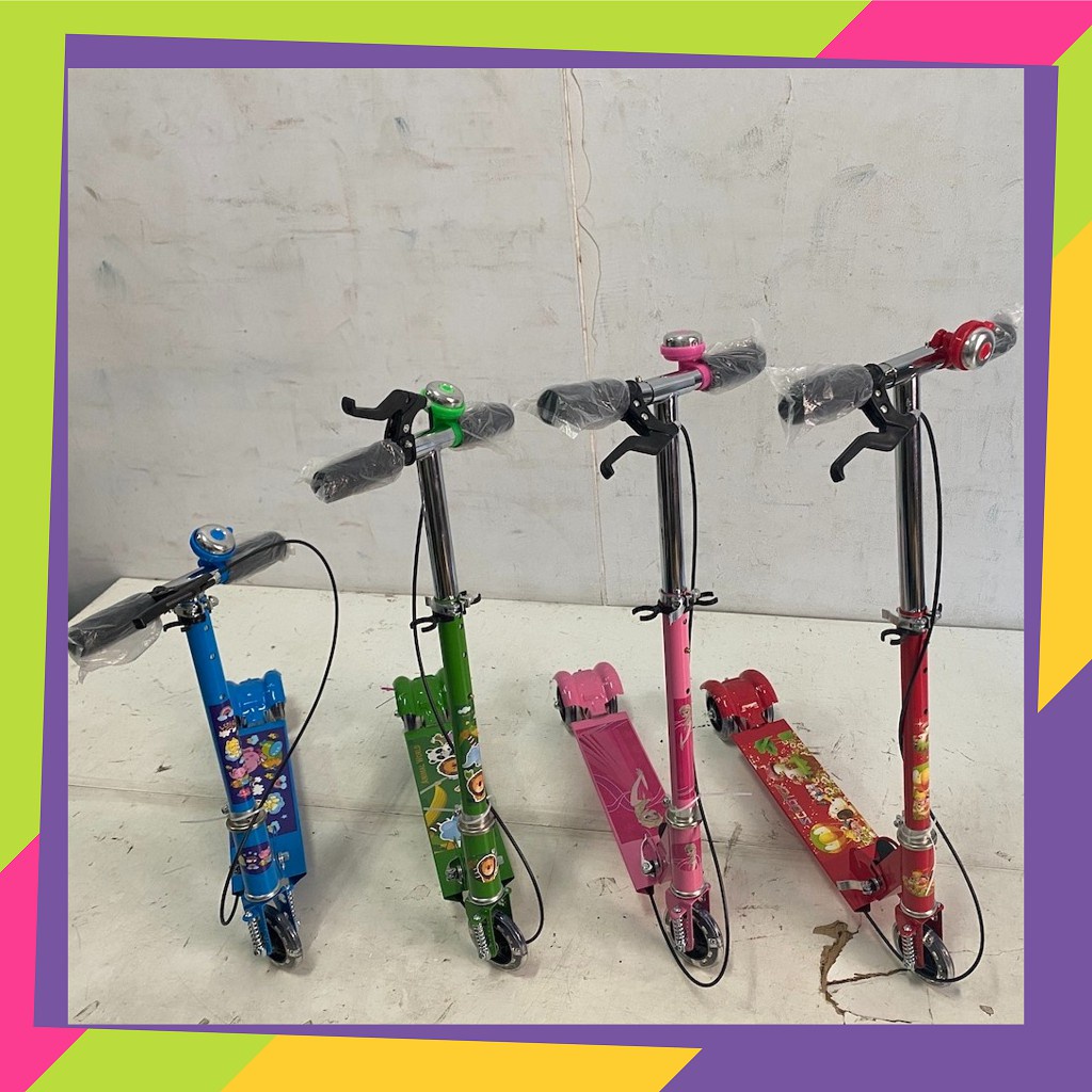 834 / Skuter anak roda 3 / Bel &amp; Rem / Scooter / Otoped