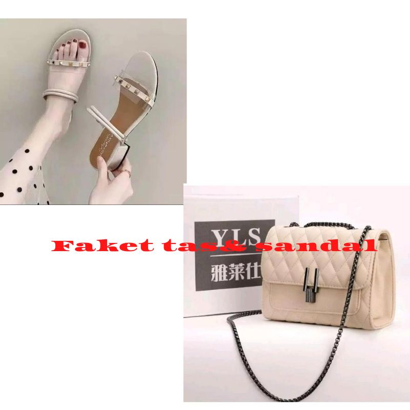 paket TAS dan sandal kekinian