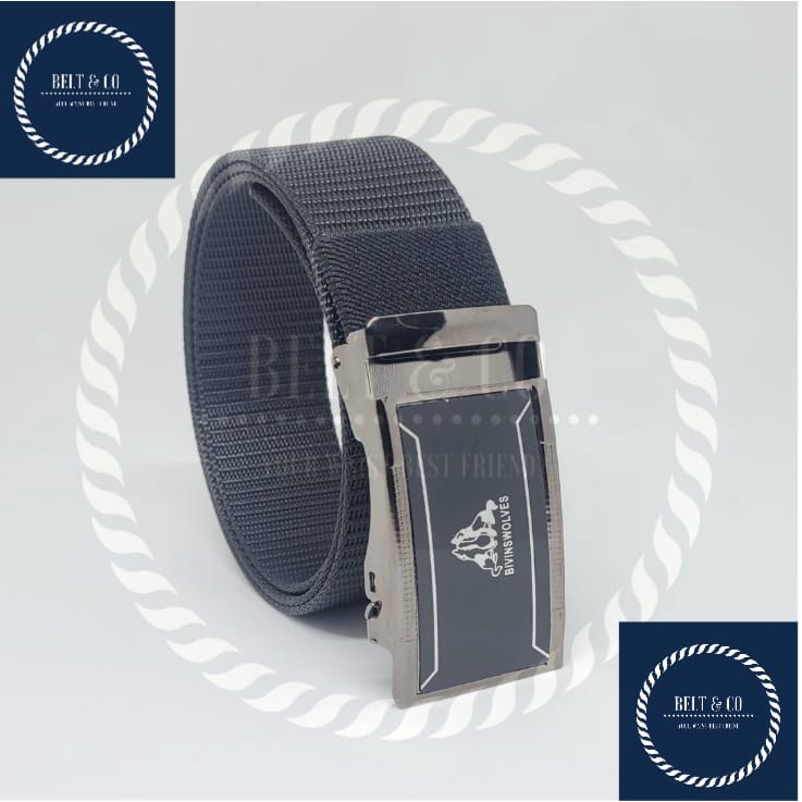 IKAT PINGGANG CANVAS CASUAL SABUK KEPALA REL