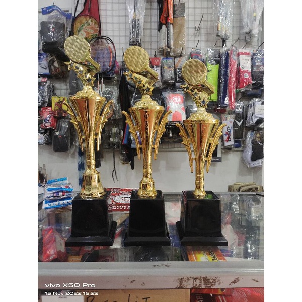 PIALA TENIS MEJA PIALA PINGPONG B108 FIGUR BAT 1 SET 123