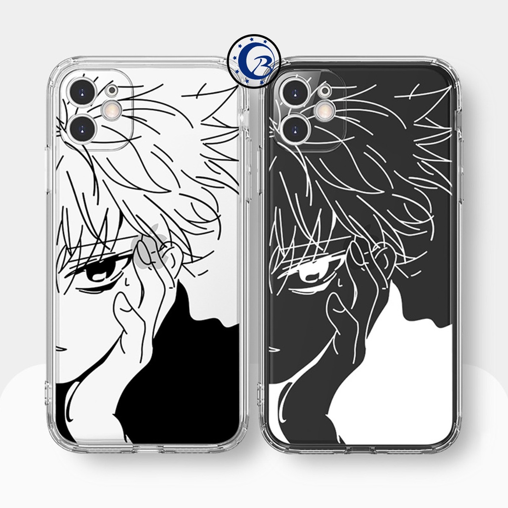 Premium Transparent Soft Case Funny Lucu Cartoon Anime Shockproof Phone Case hp Cover Casing Untuk I