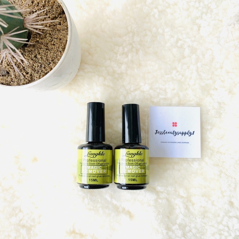 magic remover instant remover gel polish 15ml aseton instant kutek gel
