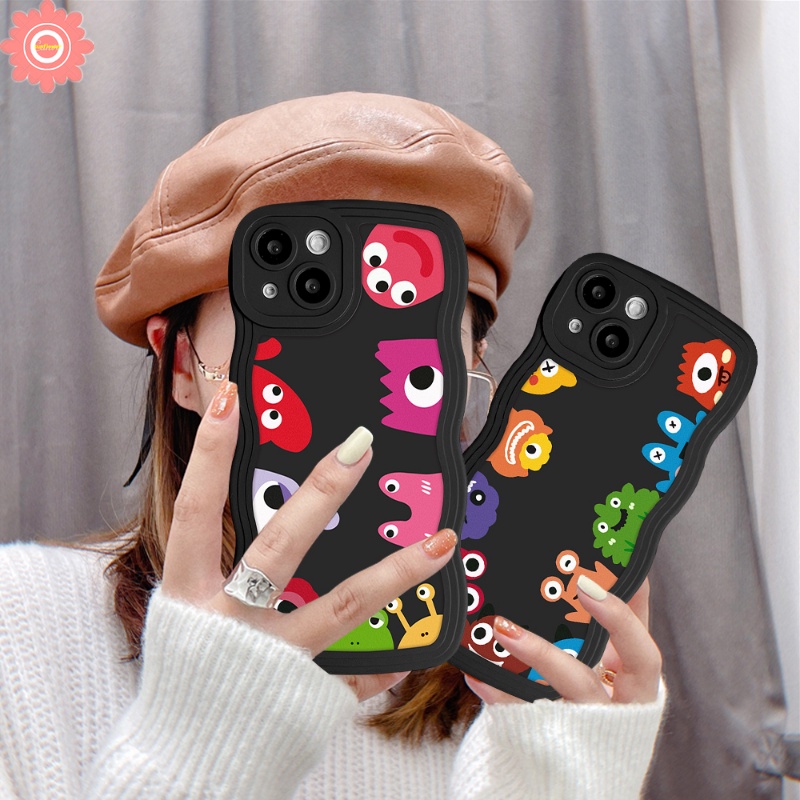 Soft Case Motif Kartun Monster Untuk OPPO A15 A16 A96 A95 A5s A7 Reno 8 7Z 8Z A12 A77 A74 A5 A9 A16s A96 A95 A5s A7 Reno 8 7Z 6 A2 A3s A53