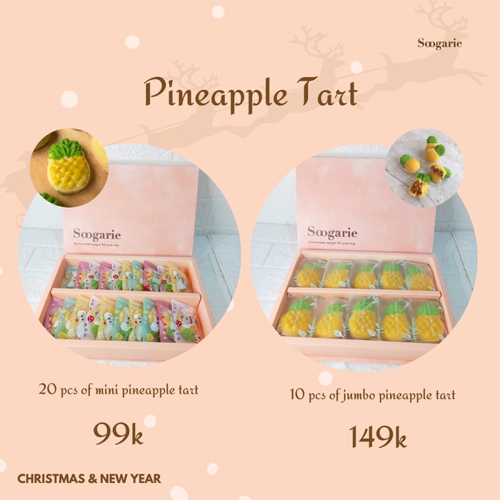 

NEW [HAMPERS KADO] Nastar Taiwan/ Pineapple Tart/ Kue Nastar - mini, daily gifts