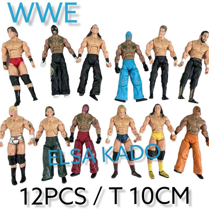 Action Figure Wwe Rey Misterio SmackDown Wwf Wrestling Set 12 Collect
