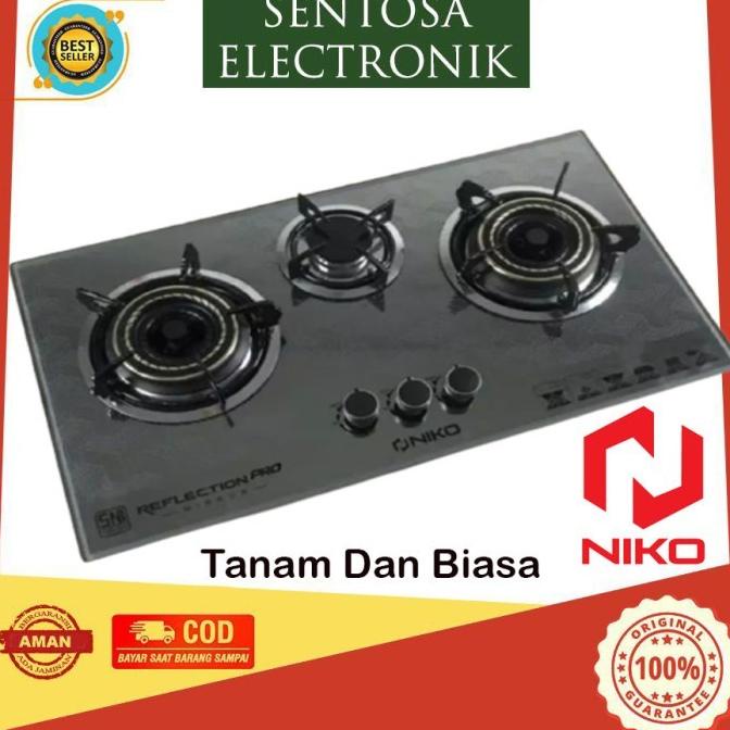 Jual Kompor Tanam Duduk Gas Kaca Tungku Niko Reflection Pro Design Elegan Aff D Df Shopee