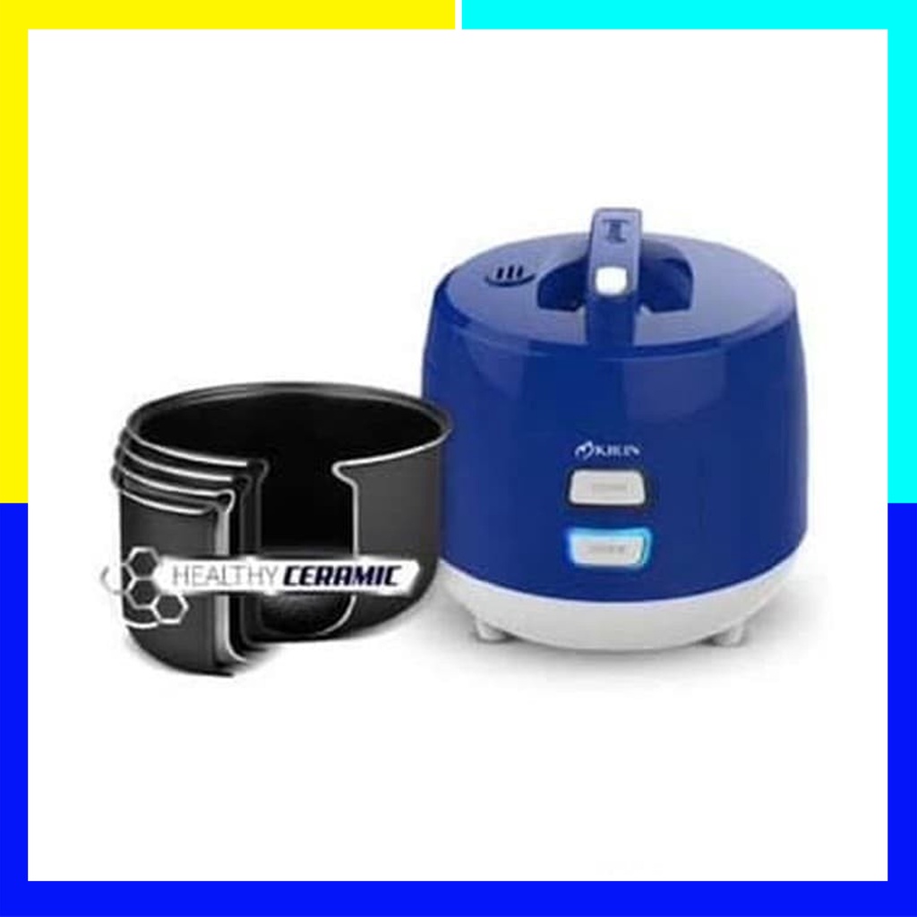 Kirin Rice Cooker / Magic Com 1.0 Liter KRC-090 ( Biru )