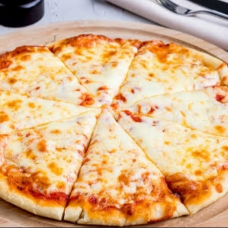 

SMALL Italian Pizza 4 Cheese Pizza Keju Margeritha Cheese Pizza Frozen Premium diameter 15 cm