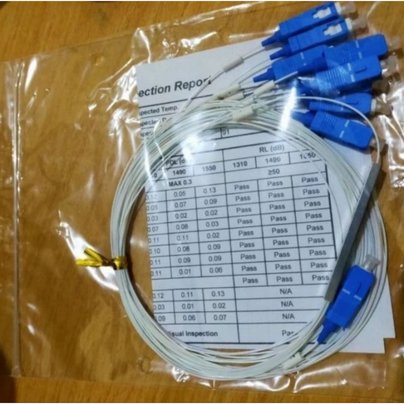 Passive Spliter Pasive spliter FO 1:8 1:4 1:2 UPC Fiber Optic 1-8