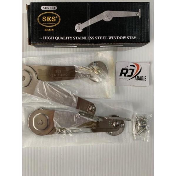 Engsel bunting / salon ses stainless 9"