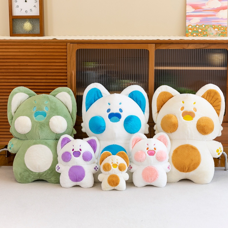 Mainan Boneka Stuffed Plush Kucing Kartun Anime Kawaii 35cm / 65cm Untuk Hadiah Natal / Ulang Tahun Anak Perempuan