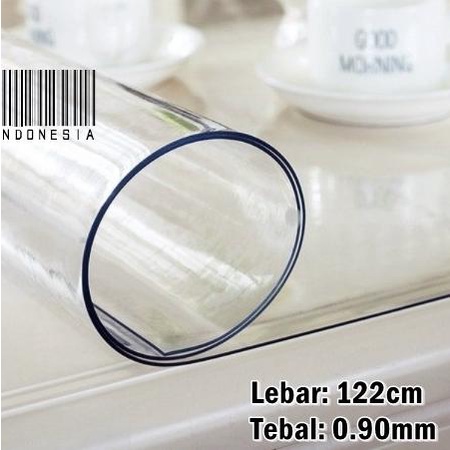 

Plastik Mika Lentur Super Bening Bahan Sekat Taplak 122cm Tebal 0.90mm - Standar