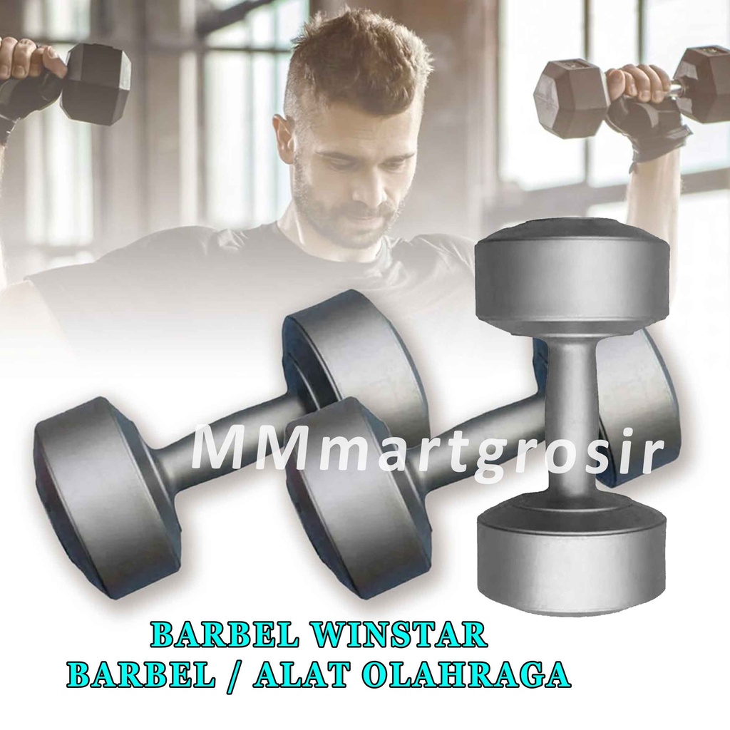 Barbel Winstar / Dumbell Barbel Stamina / Barbel Olahraga / Alat Gym Barbel Fitness