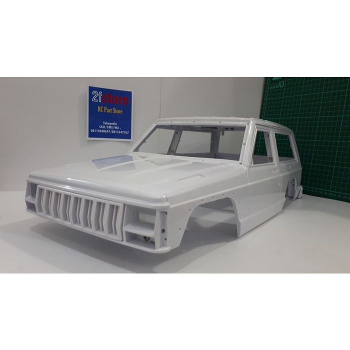 Hardbody Cherokee 2 pintu Wheelbase 275mm RC 1/10 Adventure SCX10