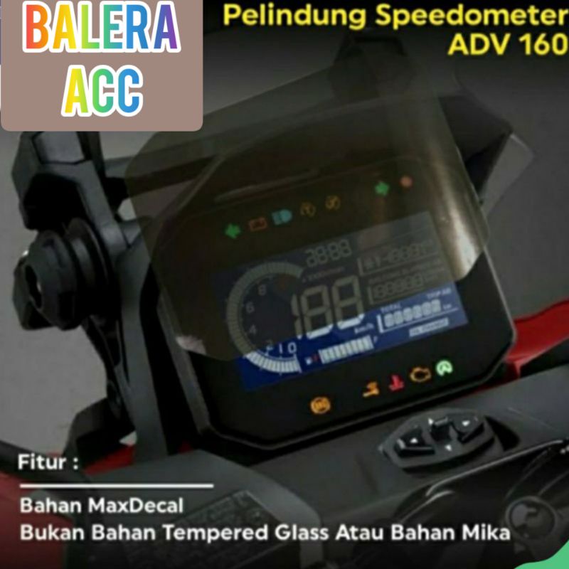 Stiker antigores spidometer ADV 160 Transparan