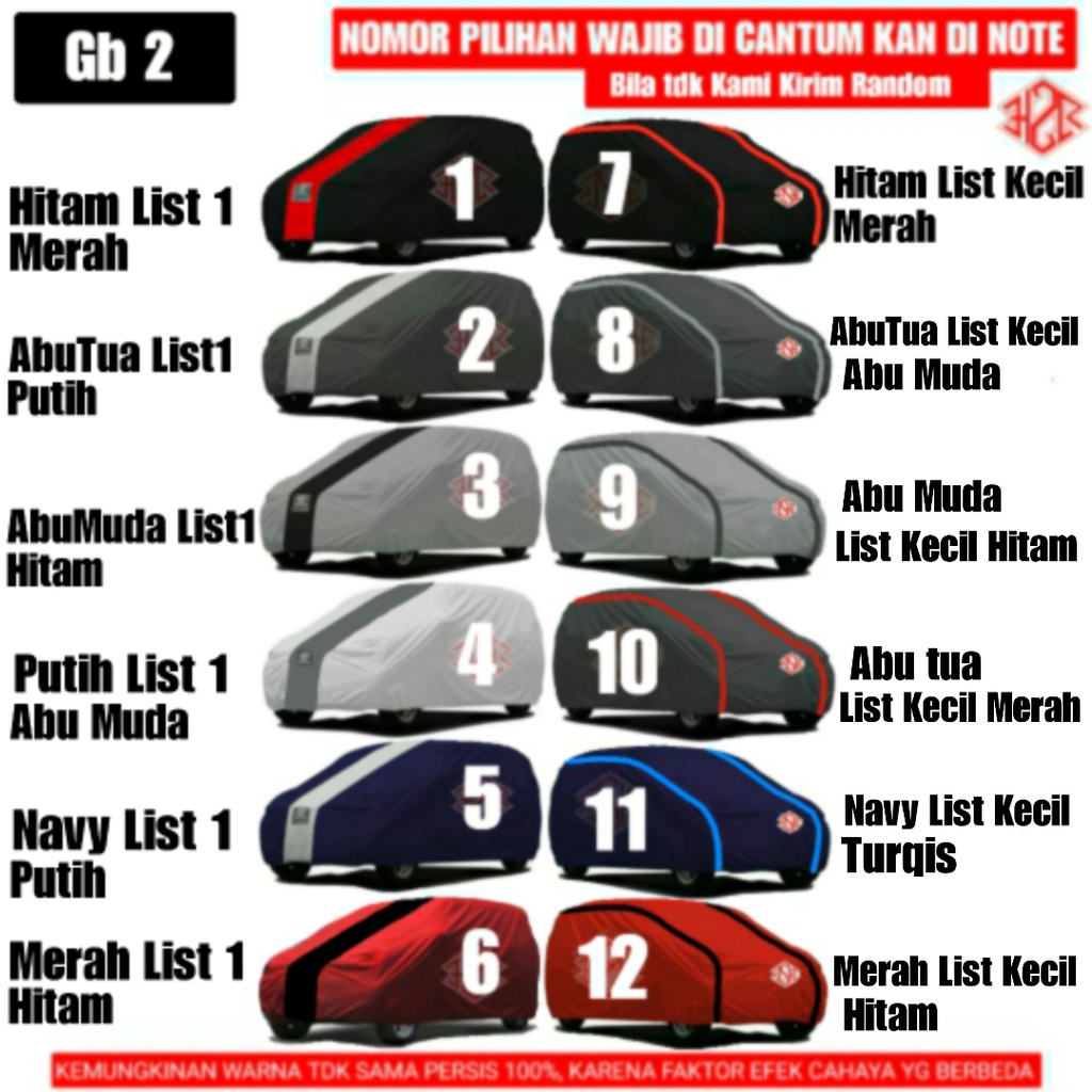 Cover Mobil Pajero,Fortuner,Reborn,Crv Turbo,Almaz,Alphard,Doble Cabin,Santa Fe, BhnPolyesterPremium