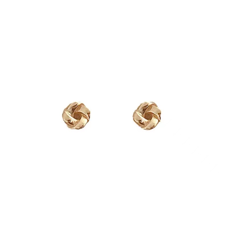 Anting Tusuk Silver Murni 925 Desain Wajah Polos Untuk Wanita
